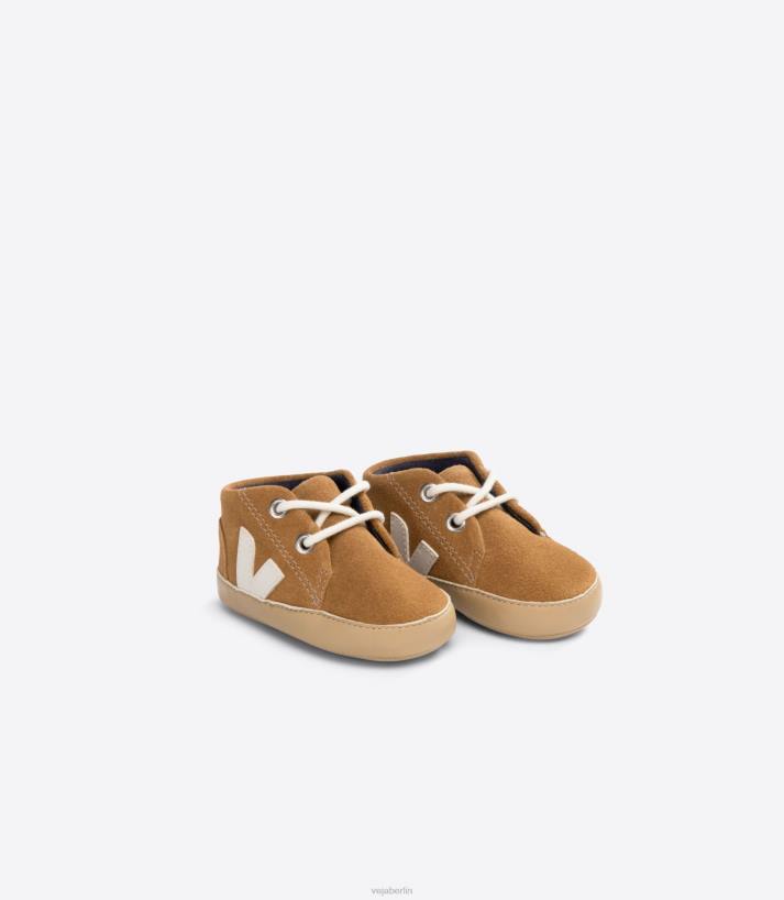 Veja 46FB402 Baby-Wildleder-Camel-Pierre