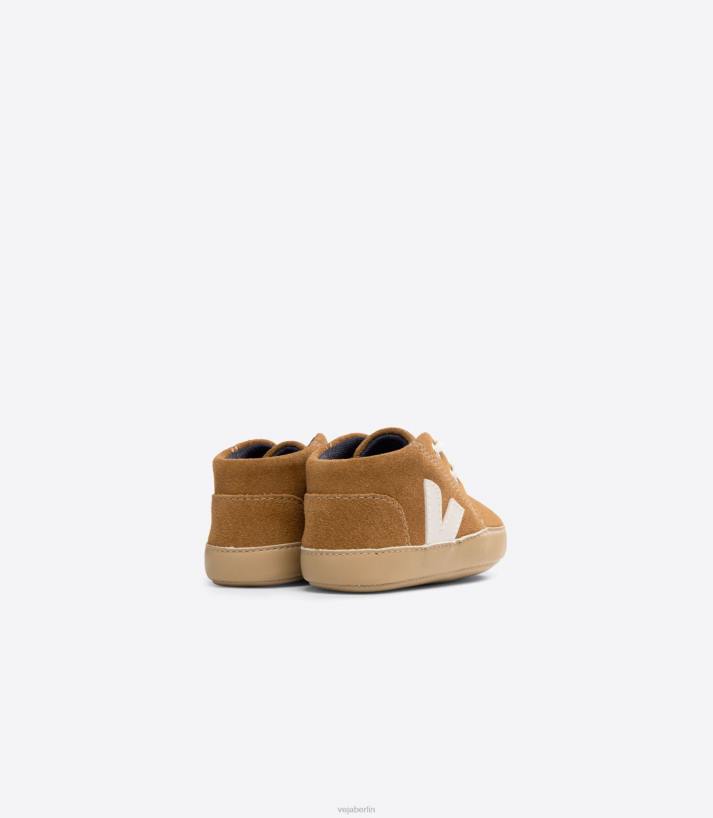 Veja 46FB402 Baby-Wildleder-Camel-Pierre