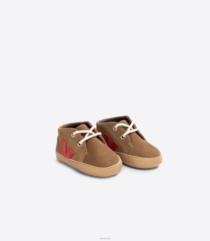 Veja 46FB406 Baby-Wildleder, braunes Peking