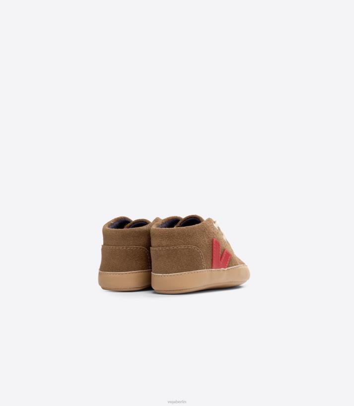 Veja 46FB406 Baby-Wildleder, braunes Peking