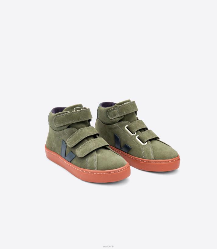 Veja 46FB312 Esplar Mid Wildleder Mud Nautico Rostsohle