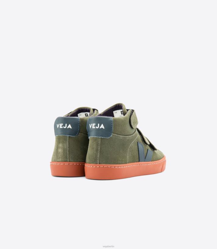 Veja 46FB312 Esplar Mid Wildleder Mud Nautico Rostsohle