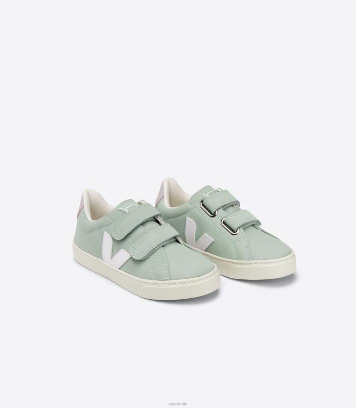 Veja 46FB340 Esplar-Nubuk-Matcha-Weiß