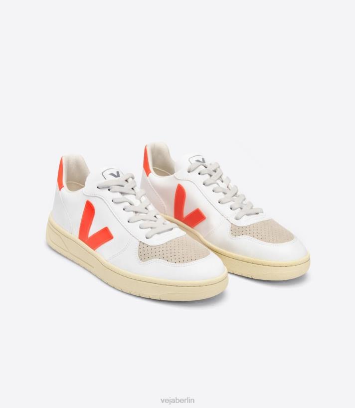 Veja 46FB51 v-10 cwl weiß orange fluo