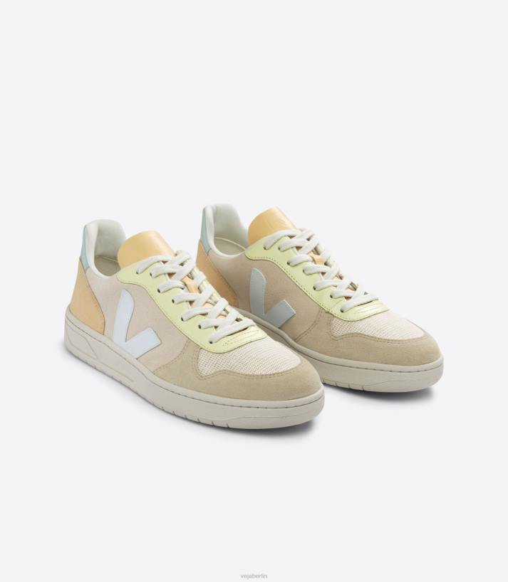 Veja 46FB54 V-10 Wildleder Zobel Menthol Multico